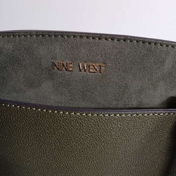 Nine West Green Satchel Bag - Picture 2 of 6